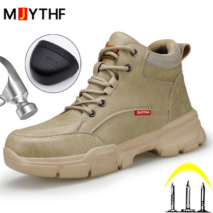 Anti Piercing Lightweight Comfortable Steel Toe Work Boot