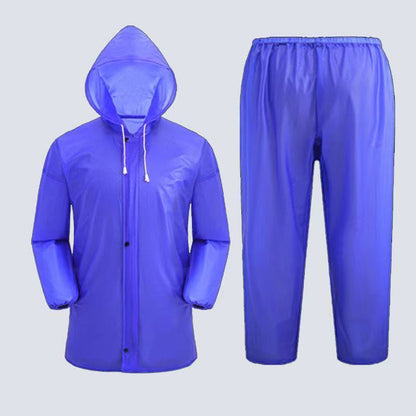 Thickened Raincoat Suit