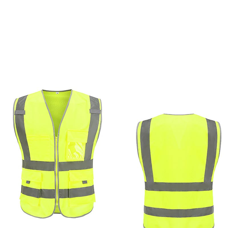 Multi-pocket Construction Reflective Vest