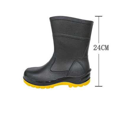 Steel Toe Rain Boots Short Tube Low or High