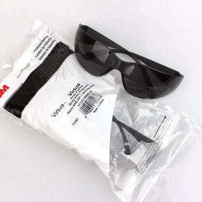 Lightweight Safety Glasses Grey Lens Anti-Fog